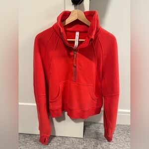 Scuba Oversized Half-Zip Hoodie